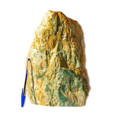 Imagem de 01 Jadeita Pé Serrado Natural 10 a 13Kg 25 a 35cm Tipo C - CristaisdeC