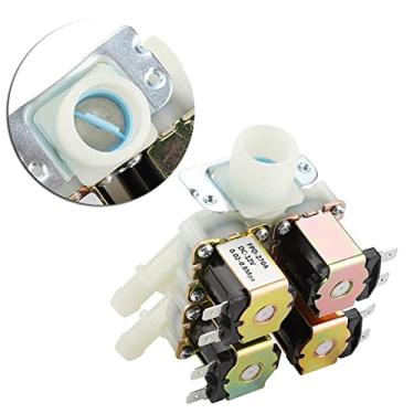 Imagem de DC 12V DN20 G3/4 1 Em 4 Saídas Válvula Eletromagnética de Plástico Válvula de Drenagem de água