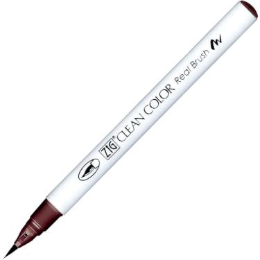 Imagem de CANETA ZIG PEN REAL BRUSH BORDEAUX RED RB 6000AT 207