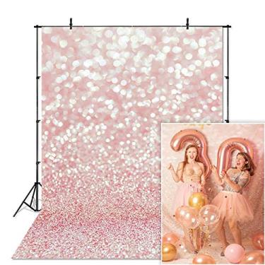 Imagem de Avezano Bokeh Pano de fundo fotográfico (não com glitter) Spots Shinning Sparkle Bokeh Halos Fundo para retrato de bebê recém-nascido Photoshoot Photo Studio Photobooth Print Backdrops (1,8 x 2,4 m