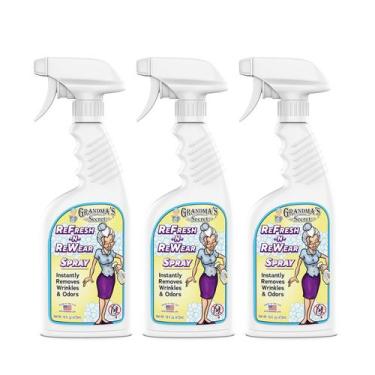 Imagem de Spray antirrugas Grandma's Secret Refresh N ReWear 480 ml, pacote com 