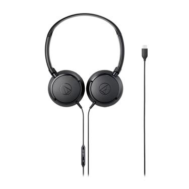 Imagem de Fones de ouvido Audio-Technica ATH-S120C-BK usb-c com fio preto