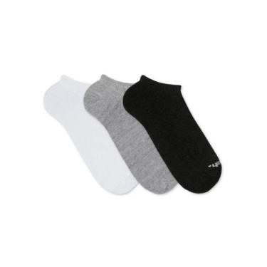 Imagem de Kit 3 Pares Meias Mash Sapatilha Invisível Esportiva Algodão, Misto, 3