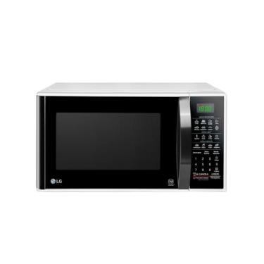 Imagem de Micro-ondas 30L Solo MS-3091BC Branco 220v LG, Branco e Preto, 220V