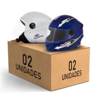 Imagem de Kit 2 Capacete New Liberty 3 Elite + Liberty 4 Kids Feminino Masculino