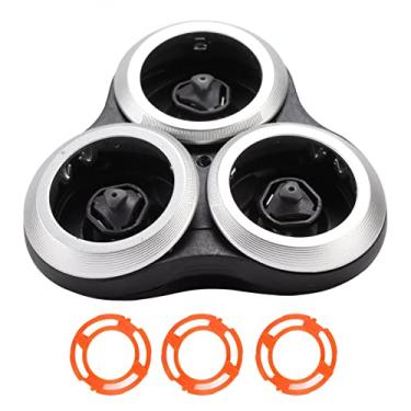 Imagem de Cabeças de barbeador de substituição para S9000 SH70 S7710 SH90 RQ11 RQ12 S7000 barbeadores elétricos Shave eficiente de pele fácil de usar material ABS 25G