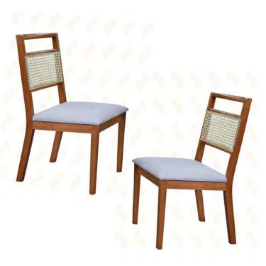 Imagem de Cadeiras p/ Mesa de Jantar Madeira Maciça - Luna - Art Salas