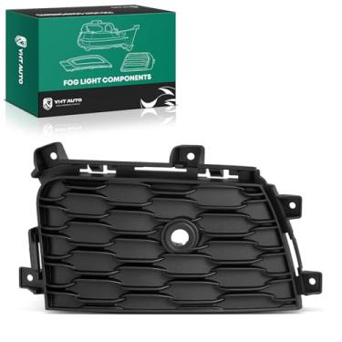 Imagem de YHTAUTO Moldura de farol de neblina serve para Jeep Grand Cherokee L WL 2021-2024, modelo adequado sem ganchos de reboque com sistema avançado de assistência de parque, capa de farol de neblina de