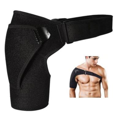 Imagem de Ombreira Ortopedica Ajustavel Compressao Fisioterapia Alivia Dor Tensa