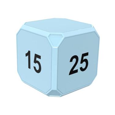 Imagem de WeiLaiKeQi Timer do temporizador da mesa Timer de produtividade fácil de usar compacto 15/5/25/45 Mins Pomodoro Time Management para chuveiro em casa em casa, Azul