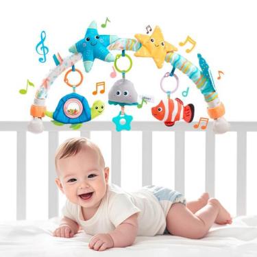 Imagem de Brinquedo de segurança para berço móvel Jollybaby Musical Bassinet Bou