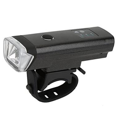 Imagem de EVTSCAN Farol de bicicleta à prova d'água LED brilhante luz frontal recarregável USB