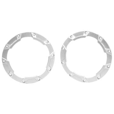 Imagem de BEAXTURBO Racing Upgrade Parts CNC Aluminum Outer beadlock Ring for LOSI DBXL2.0 1:5 Original Wheels 2pcs (Silver)