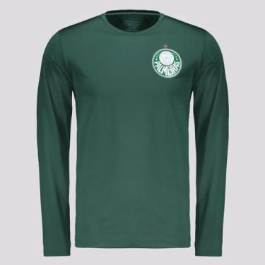 Imagem de Camisa Palmeiras Brave II UV Manga Longa Infantil Verde - Betel, 6 ANO