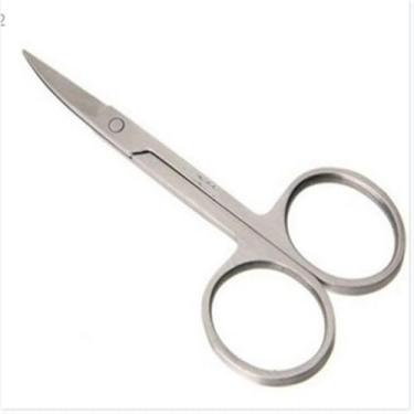 Imagem de Tesoura de manicure profissional de precisão para cutículas de aço inoxidável, para unhas, pelos faciais, sobrancelhas, cílios e pelos do nariz, 01, h