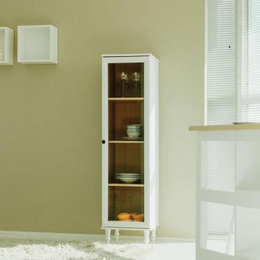 Imagem de Cristaleira +aparador Ditália +kit Luz E-963-r-629 Cor:branco Branco
