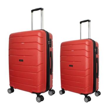Imagem de Kit 2 Malas Bordo 10Kg E Média 23Kg Polipropileno Ys02034 - Yins