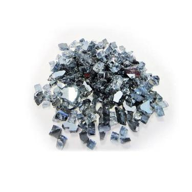 Imagem de Cristal Cinza Ônix para Lareira a Gás e Etanol