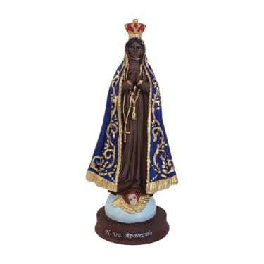 Imagem de Imagem de Nossa Senhora de Aparecida 20cm em Resina - R&S