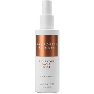 Imagem de Georgette Klinger Spray Facial De Lavanda - Hidratante E Longa Duração Com Aromaterapia, Antioxidantes, Preenchedor Fixador Maquiagem Para Pele Viçosa Hidratada 4,2 Oz