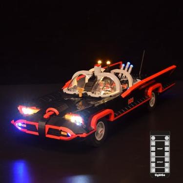 Imagem de LightGo Kit De Iluminação Led Projetado Para Batman Compatível Com Lego 76328, O Batmóvel Clássico Da Série Tv - Não Inclui Modelo (Versão Remota)