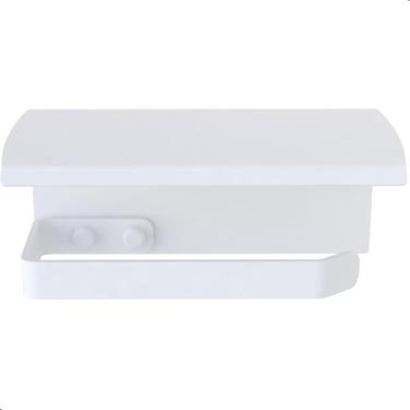 Imagem de Fassin Shop, Porta Papel Higiênico Dupla Fixação Parede Branco F.ZMT