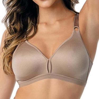 Imagem de Sutiã sem Bojo Olimpo Bourbon Demillus Confortável Plus Size, Mulher, 