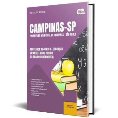 Imagem de Apostila Prefeitura Campinas Sp 2025 Professor Adjunto I - Apostilas O