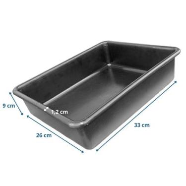 Imagem de Bandeja Plastica Organizadora - Plastico Resistente - MBM DECOR, PRETO
