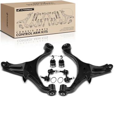 Imagem de A-Premium Conjunto Premium De 6, Braço Controle Inferior, Junta Esférica, Barra Estabilizadora Compatível Com Honda Civic 2001, 2002, 2003, 2004 E 2005