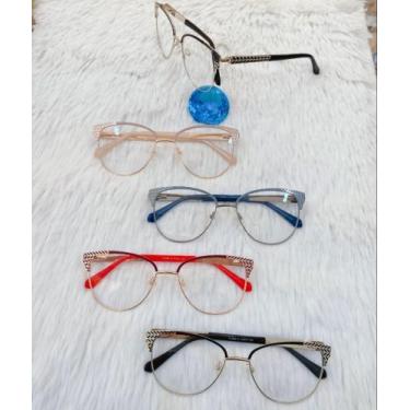 Imagem de Armação de metal quadrada - Donna Ótica Eyewear, Preto