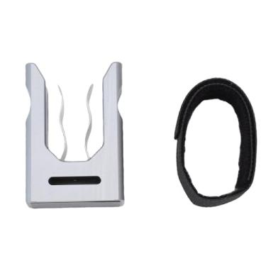 Imagem de AUNMAS Porta de Charuto Magnética da Haste de Pesca, Aço Inoxidável de Liga de Alumínio Resistente para Carrinhos, Cadeiras de Praia