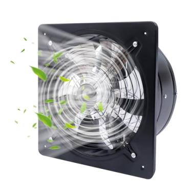 Imagem de WEMAKMAK Ventilador De Ventilação Industrial De Alta Velocidade De 12 Polegadas – Soprador Utilitário De 125 W, À Prova De Explosão, Extrator De Parede Para Cabines De Pintura, Vapores De Tinta E Ex