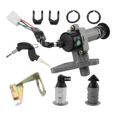 Imagem de ABCERRSI Conjunto de chaves de ignição de 4 fios compatível com 50cc 70cc 90cc 125cc 150cc 200cc GY6 Taotao Jonway Roketa scooter ciclomotor ATV motocicleta