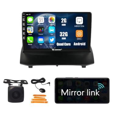 Imagem de Leitor multimídia estéreo Android 10 Autoradio para navegação veicular, rádio GPS, tela sensível ao toque 2.5D para Ford Fiesta 2009-2010