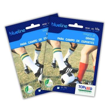Imagem de 2x Semente Grama São Carlos Campo Esporte Blueline TOPSEED