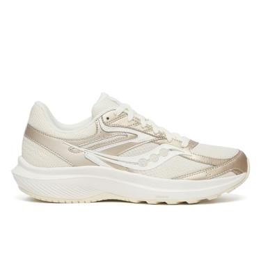 Imagem de Saucony Tênis feminino Cohesion 17, Amêndoa/peeling, 5.5 Wide
