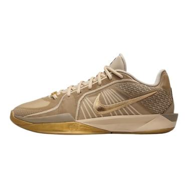 Imagem de Nike Sabrina 5.1 cm Stronger Than Gold Tênis de basquete (HF1799-200, Rattan/cáqui/vela/ouro metálico), Rattan/cáqui/vela/ouro metálico, 35