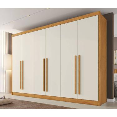 Imagem de Guarda Roupa Casal 6 Portas em MDF Alba Plus Made Marcs