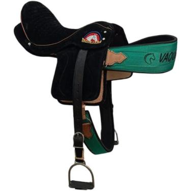 Imagem de Sela De Cavalo Montaria Semi Profissional Couro Legitimo - selaria sho