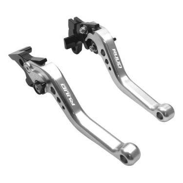 Imagem de Manete Esportivo Pro Ruud Yes 125 Intruder 125 Gsr 125 150i, Prata