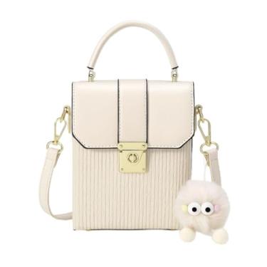 Imagem de Bolsa Pequena Feminina Transversal Fashion Bag Crossbody (Off White)
