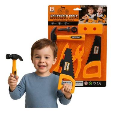 Imagem de Kit De Ferramentas Brinquedos Infantil Construtor Divertido - dute toy