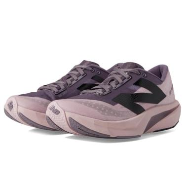 Imagem de Tenis New Balance Fuelcell Rebel V4 Feminino (Twilight Haze/Dark Ice Wine/Preto, BR, Adulto, Numérico, 37)