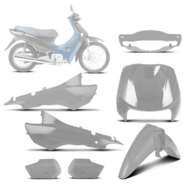 Imagem de Kit Carenagem 5 Peças Pro Tork Moto Honda Biz 100 1998 a 2005 Substitu