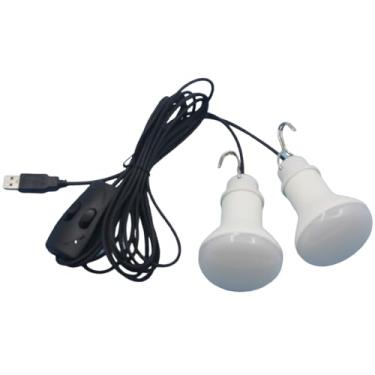 Imagem de Coolbea Lâmpada USB de alto brilho 12 W luz de alimentação portátil luz USB 3 níveis cor cinza cor da lâmpada dia branco diurno fita de luz do dia 5 volts função de armazenamento de energia USB no