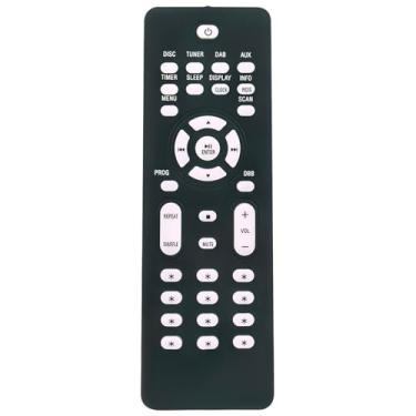 Imagem de Controle remoto de substituição RC2022403/01 compatível com sistema estéreo Philips Micro Hi-Fi RC2022403/01 RC2022403-01 MCM103 MCB146 MCM149 MCM151 MCB146/05 MCM149/12 MCM103/93