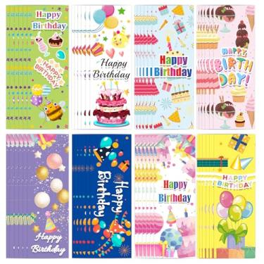 Imagem de Marcadores de livro de aniversário para sala de aula, 120 peças, cartões para estudantes, sala de aula, lembrancinhas de aniversário