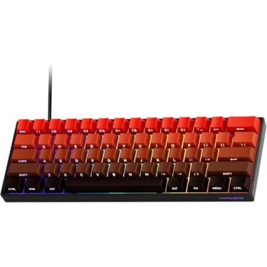 Imagem de Teclado Mecânico Gamer Magnético Akko x Monsgeek Fun60 Pro SP Blaze Gradient 8k Switch Akko Glare Linear AKKO01-00005-BG