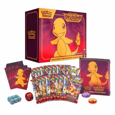 Imagem de Cartas Pokémon Box Treinador Avançado Obsidiana Chamas Copag
